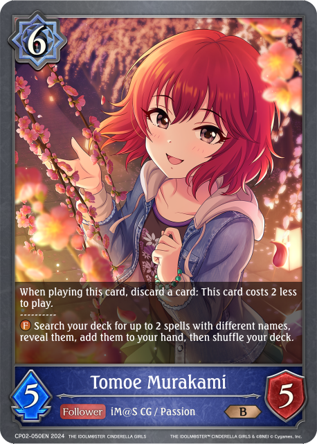 THE IDOLM@STER CINDERELLA GIRLS CP02-050 Tomoe Murakami