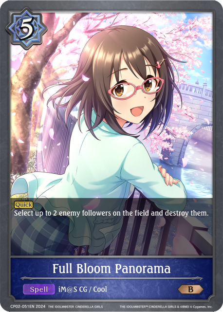 THE IDOLM@STER CINDERELLA GIRLS CP02-051 Full Bloom Panorama