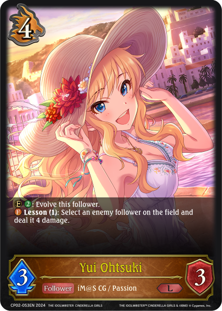 THE IDOLM@STER CINDERELLA GIRLS CP02-053 Yui Ohtsuki