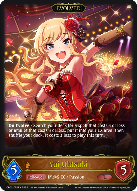 THE IDOLM@STER CINDERELLA GIRLS CP02-054 Yui Ohtsuki