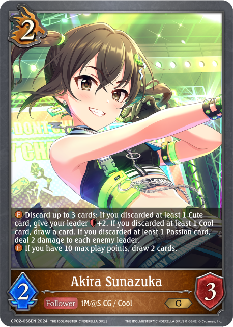 THE IDOLM@STER CINDERELLA GIRLS CP02-056 Akira Sunazuka
