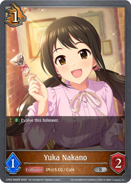 THE IDOLM@STER CINDERELLA GIRLS CP02-060 Yuka Nakano