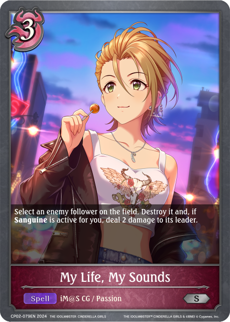 THE IDOLM@STER CINDERELLA GIRLS CP02-079 My Life, My Sounds