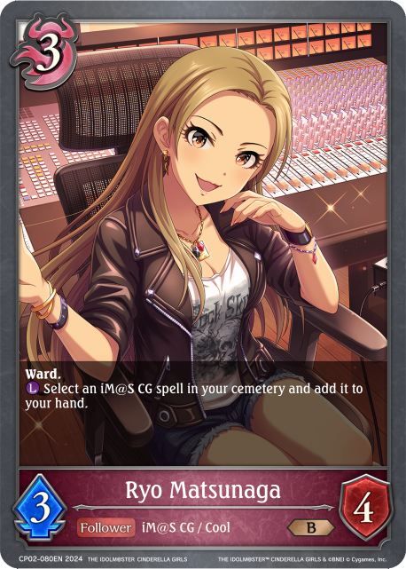 THE IDOLM@STER CINDERELLA GIRLS CP02-080 Ryo Matsunaga