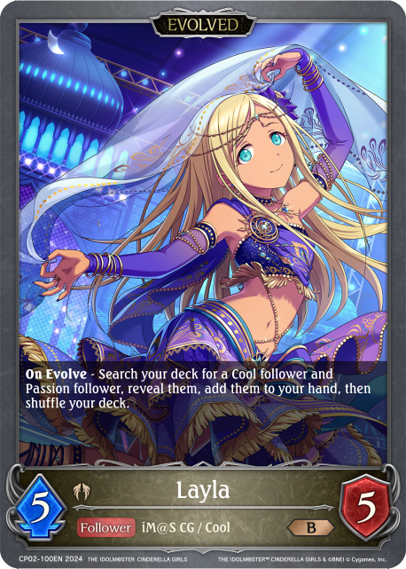 THE IDOLM@STER CINDERELLA GIRLS CP02-100 Layla