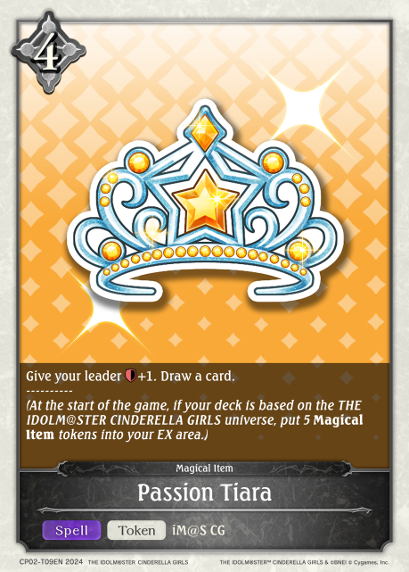 THE IDOLM@STER CINDERELLA GIRLS CP02-T09 Passion Tiara