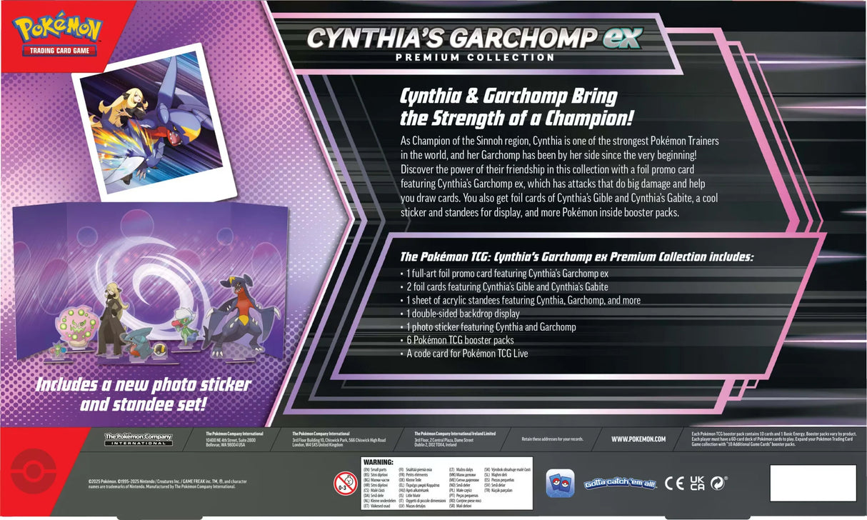 Pokémon TCG: Cynthia’s Garchomp ex Premium Collection