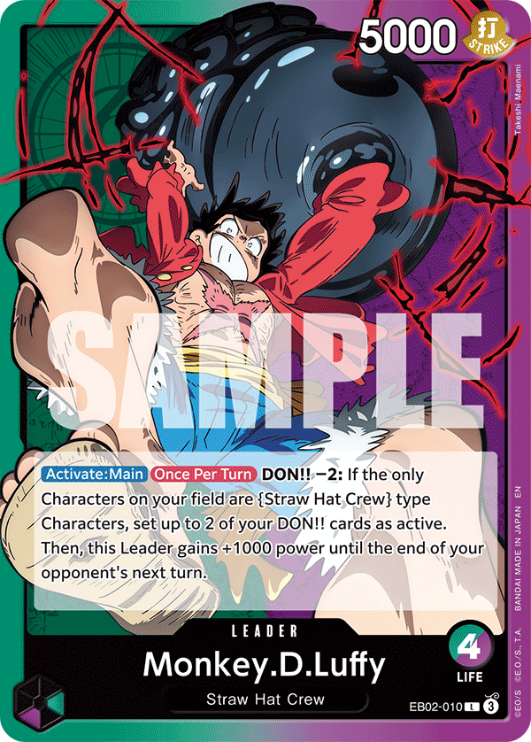 EB02-010 | L | LEADER Monkey.D.Luffy