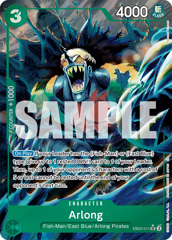 EB02-011 | SR | CHARACTER Arlong Parallel