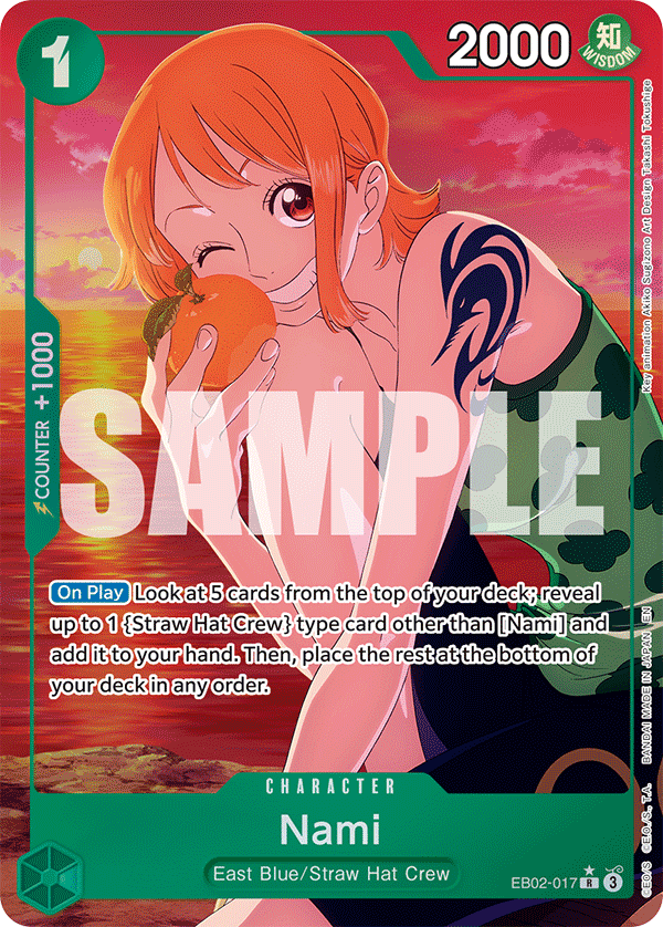 EB02-017 | R | CHARACTER Nami Parallel