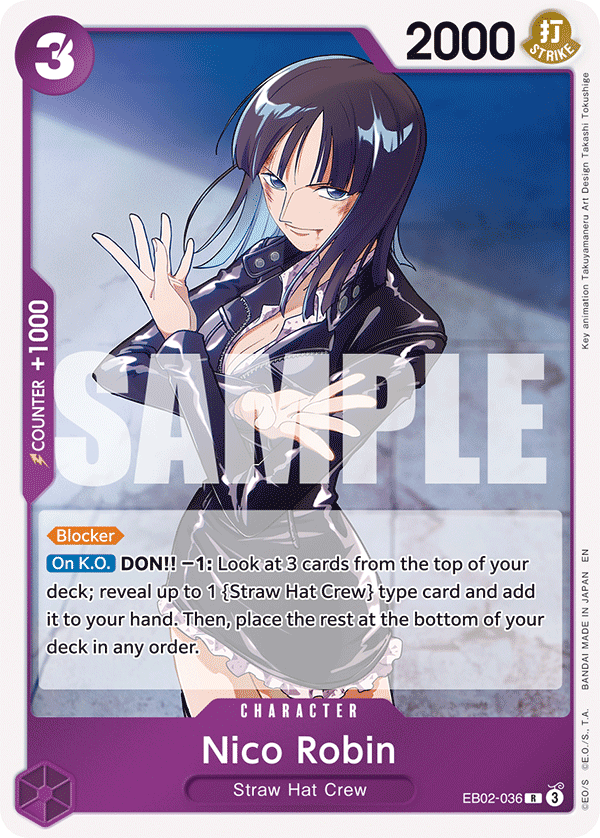 EB02-036 | R | CHARACTER Nico Robin