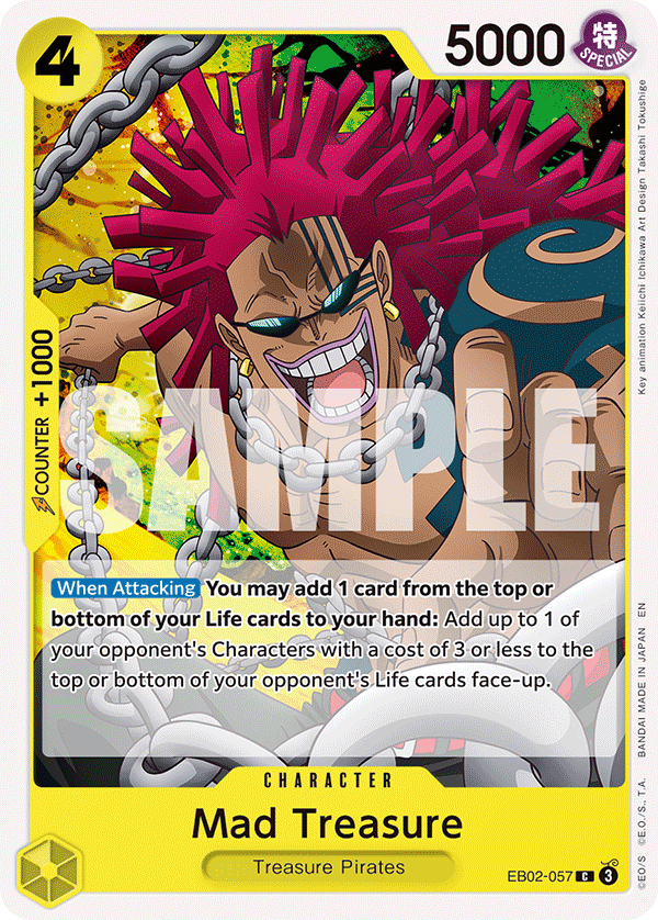 EB02-057 | C | CHARACTER Mad Treasure