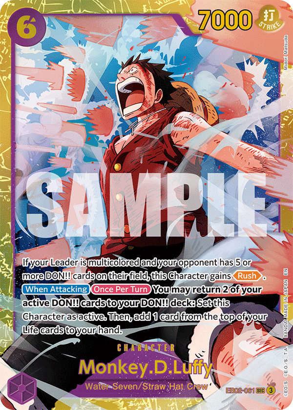EB02-061 | SEC | CHARACTER Monkey.D.Luffy