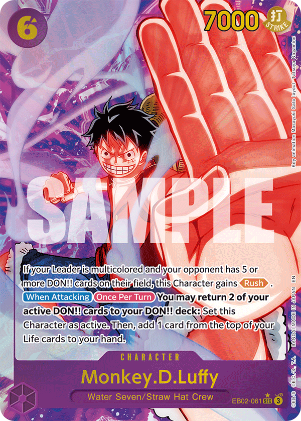 EB02-061 | SEC | CHARACTER Monkey.D.Luffy Parallel