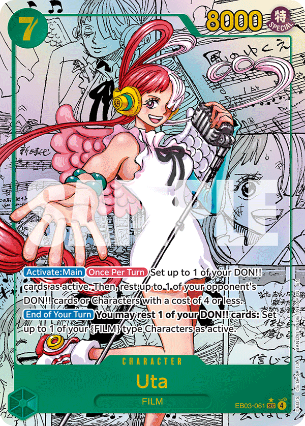 EB03-061 | SEC | CHARACTER Uta Manga Rare