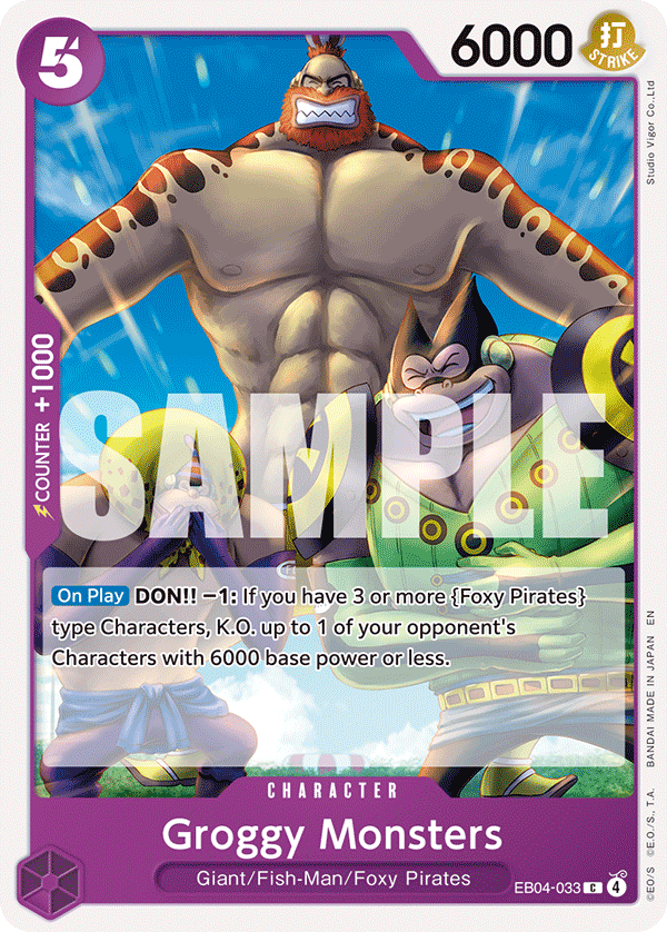 EB04-033 | C | CHARACTER Groggy Monsters