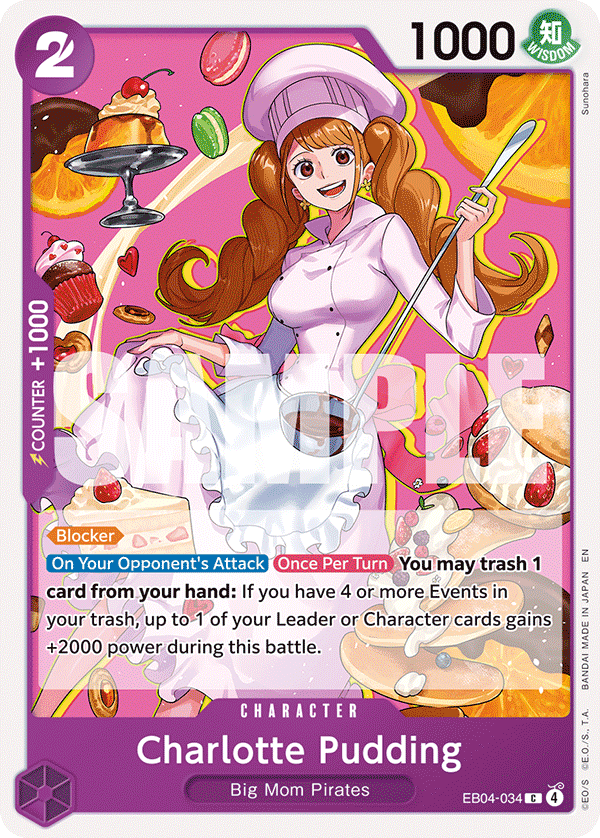 EB04-034 | C | CHARACTER Charlotte Pudding
