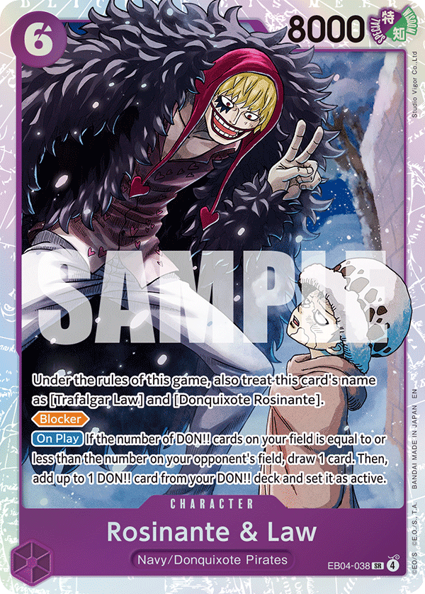 EB04-038 | SR | CHARACTER Rosinante & Law