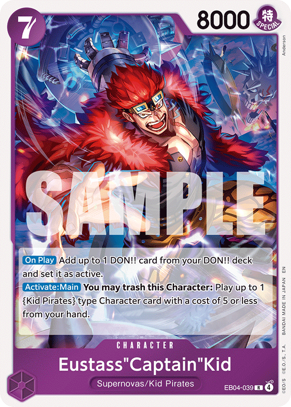 EB04-039 | R | CHARACTER Eustass"Captain"Kid