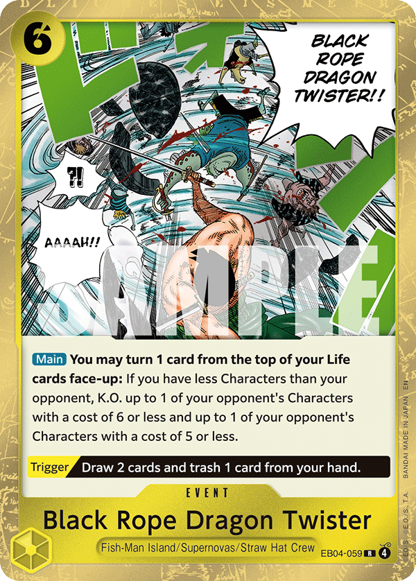 EB04-059 | R | EVENT Black Rope Dragon Twister