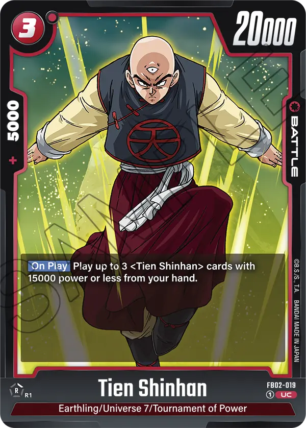 Blazing Aura FB02-019 Tien Shinhan