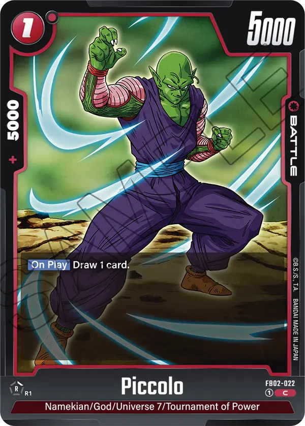 Blazing Aura FB02-022 Piccolo
