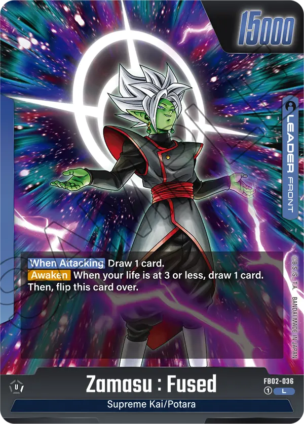 Blazing Aura FB02-036 Zamasu : Fused