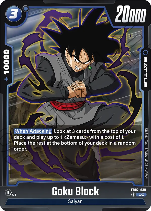 Blazing Aura FB02-039 Goku Black