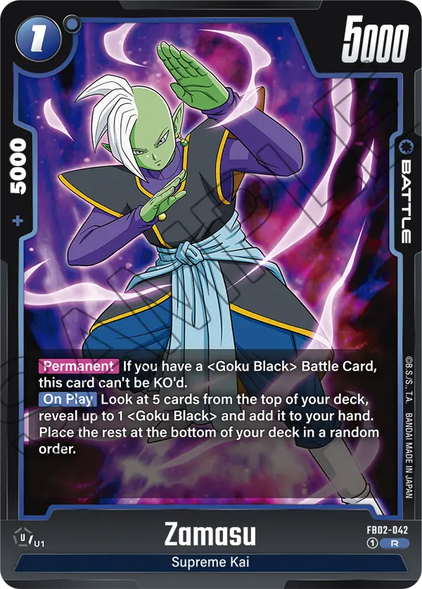 Blazing Aura FB02-042 Zamasu