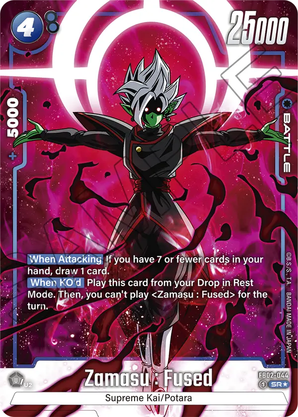 Blazing Aura FB02-044 Zamasu : Fused