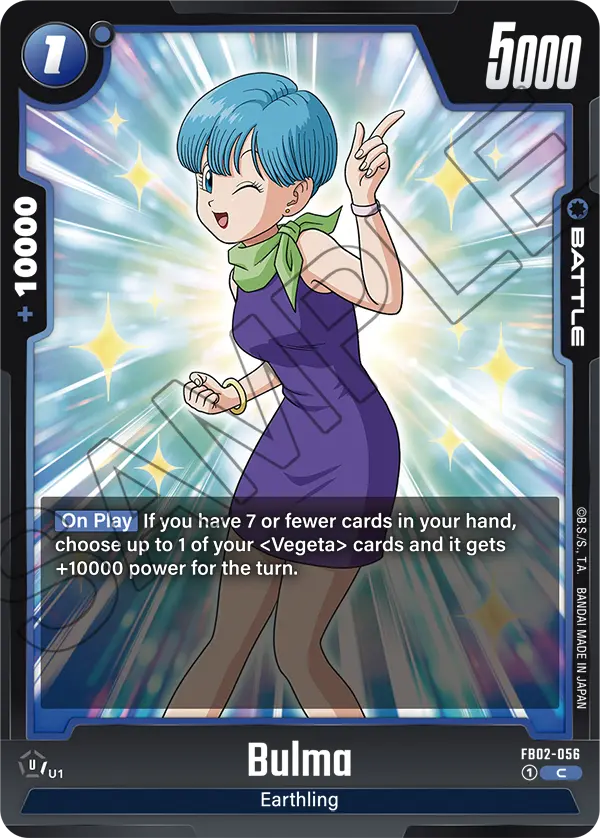 Blazing Aura FB02-056 Bulma