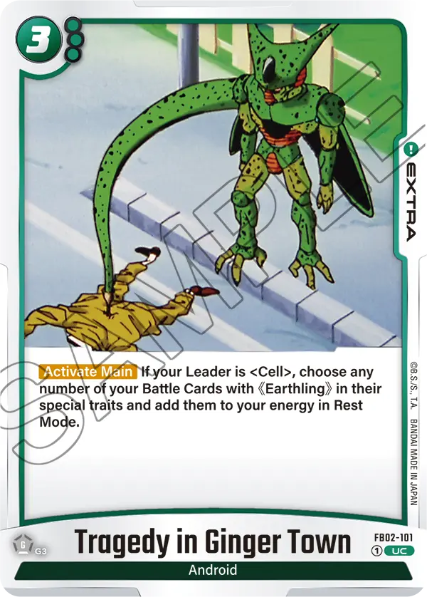 Blazing Aura FB02-101 Tragedy in Ginger Town