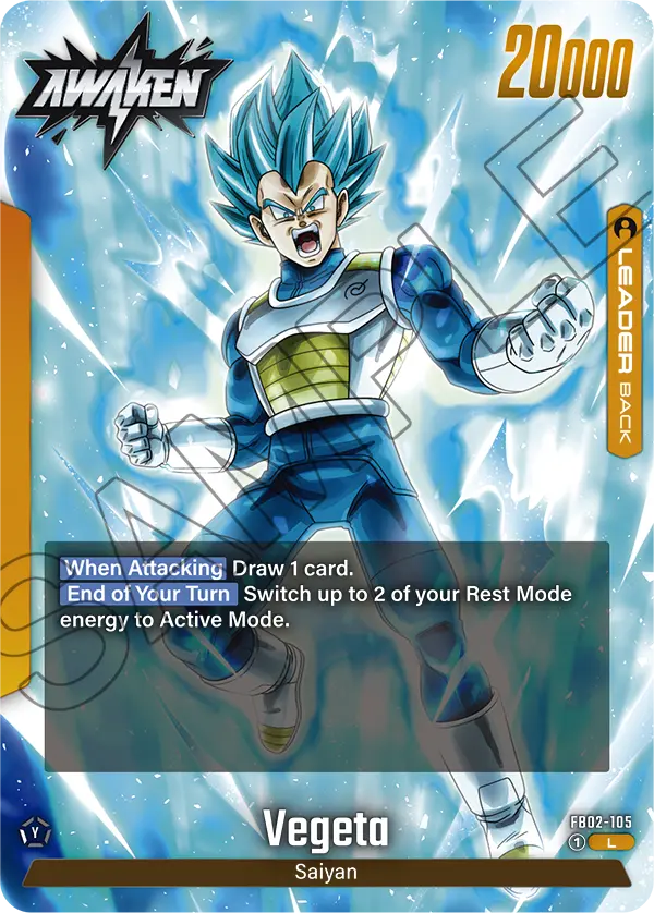 Blazing Aura FB02-105 Vegeta