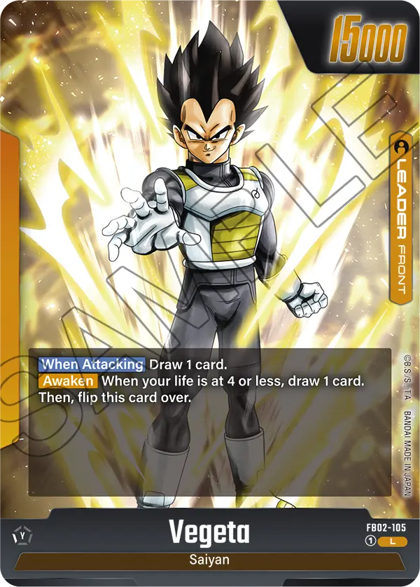 Blazing Aura FB02-105 Vegeta