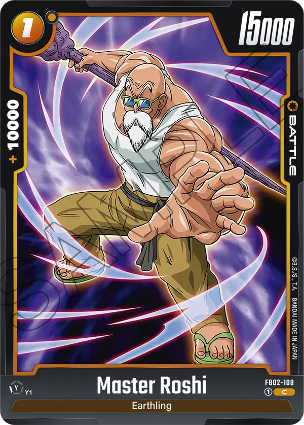Blazing Aura FB02-108 Master Roshi
