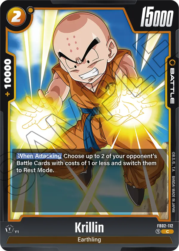 Blazing Aura FB02-112 Krillin