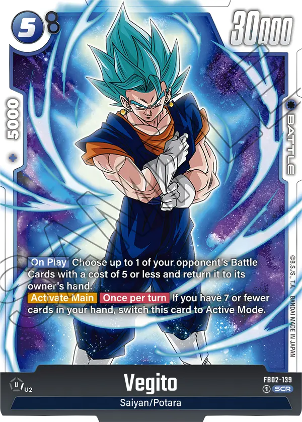 Blazing Aura FB02-139 Vegito