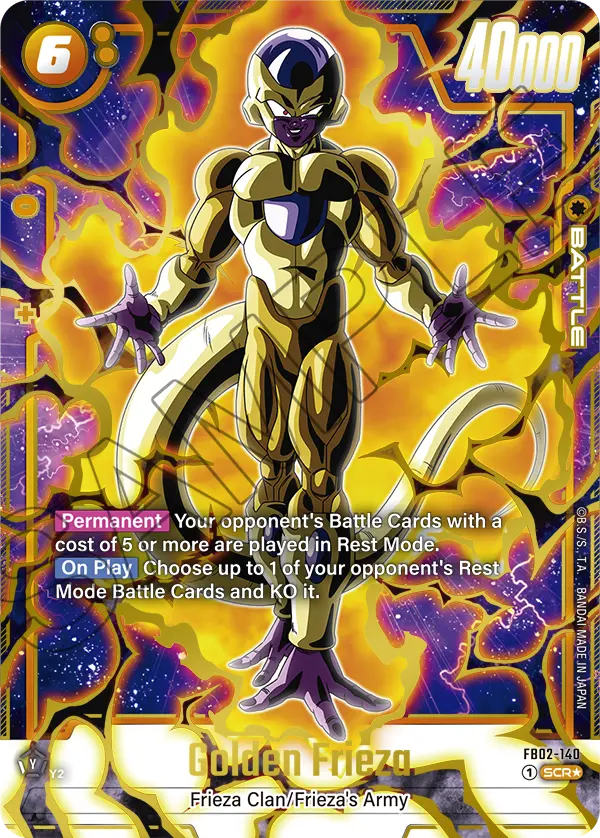Blazing Aura FB02-140 Golden Frieza