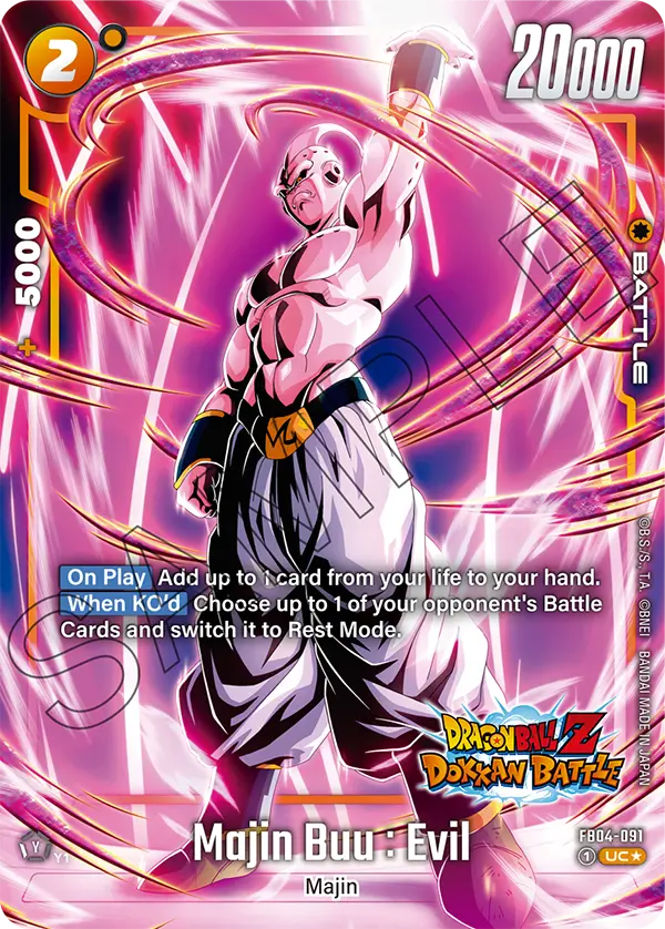New Adventure FB04-091 Majin Buu : Evil Dokkan Battle