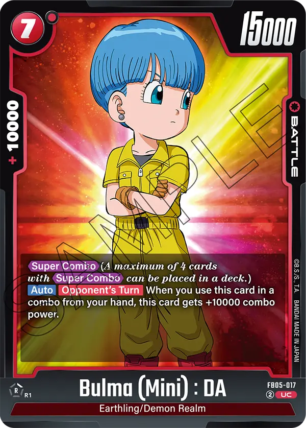 New Adventure FB05-017 Bulma (Mini) : DA