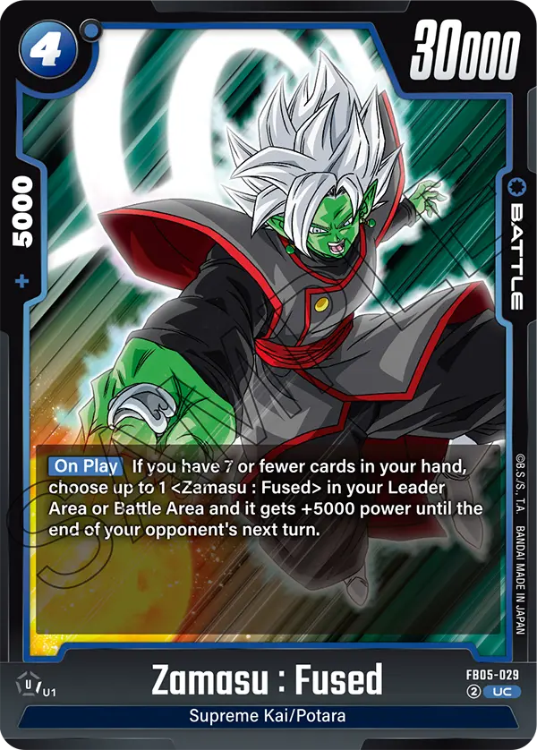 New Adventure FB05-029 Zamasu : Fused