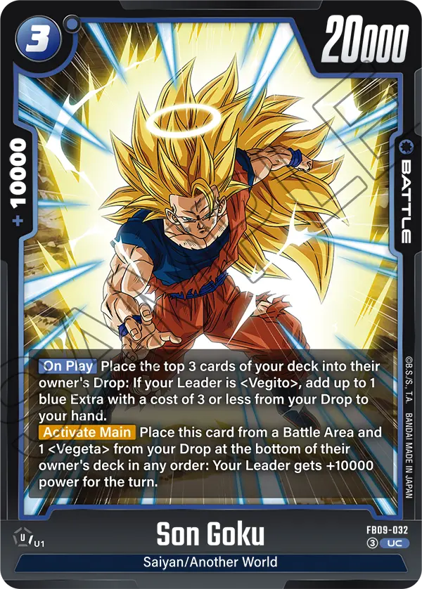 Dual Evolution FB09-032 Son Goku