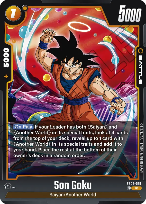 Dual Evolution FB09-079 Son Goku