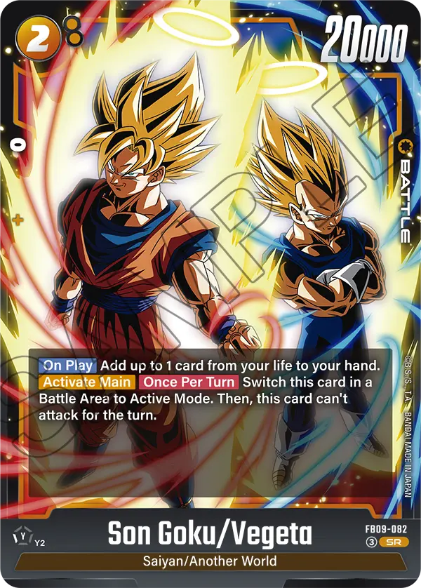 Dual Evolution FB09-082 Son Goku/Vegeta
