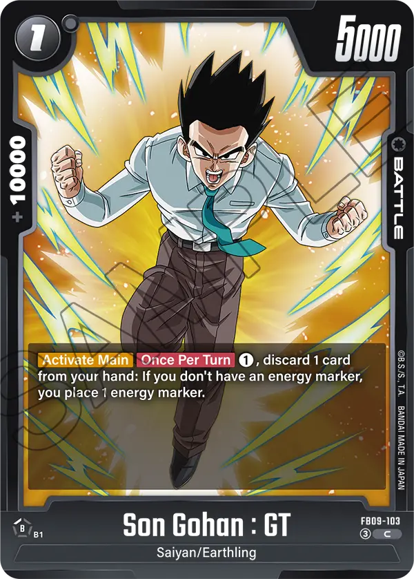 Dual Evolution FB09-103 Son Gohan : GT