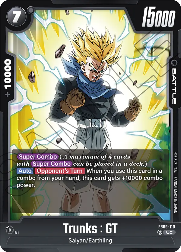 Dual Evolution FB09-110 Trunks : GT