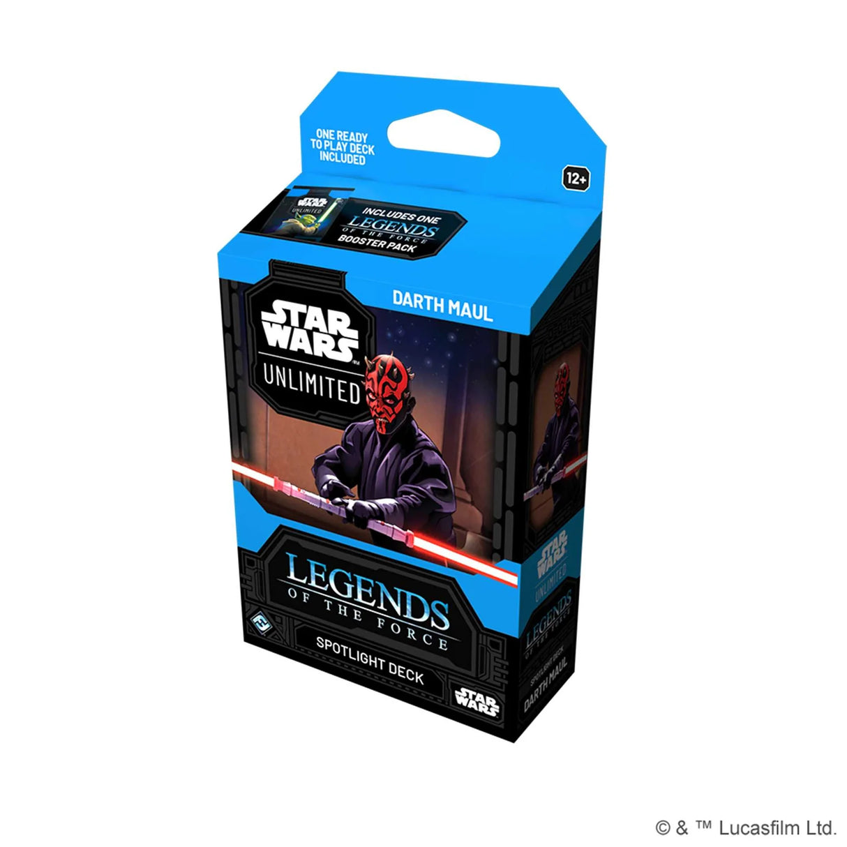 Star Wars: Unlimited Spotlight Deck - Darth Maul & QuiGonJinn - Legends of the Force Bundle