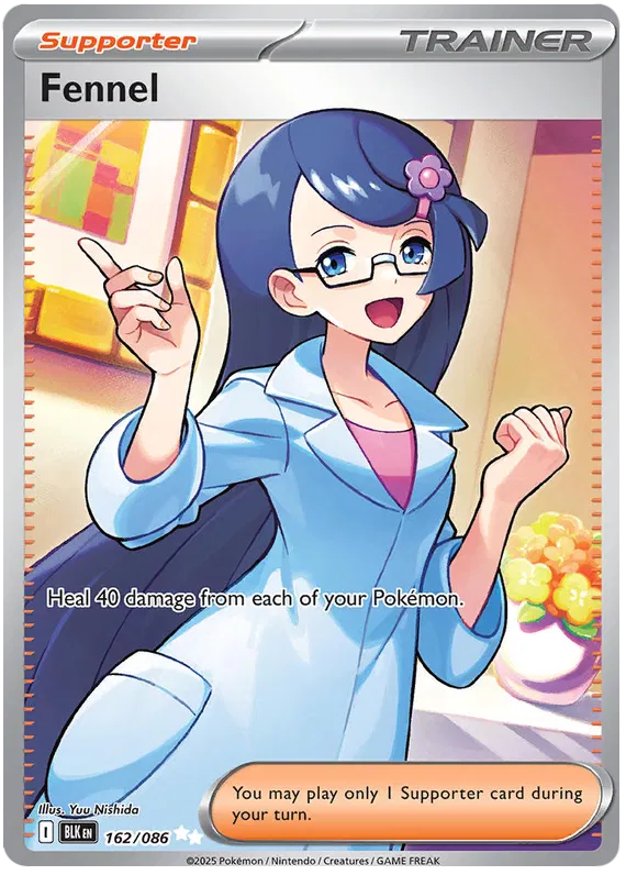 Scarlet & Violet Black Bolt 162/086 Fennel Full Art