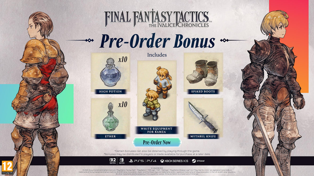 Final Fantasy Tactics: The Ivalice Chronicles (Pre-Order Bonus) - PS5