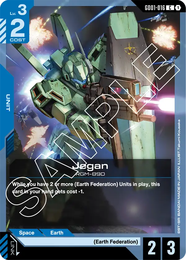 Newtype Rising GD01-016 Jegan